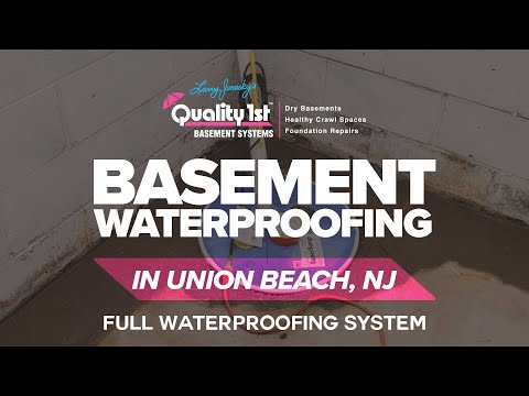 Basement Waterproofing In Union Beach, NJ