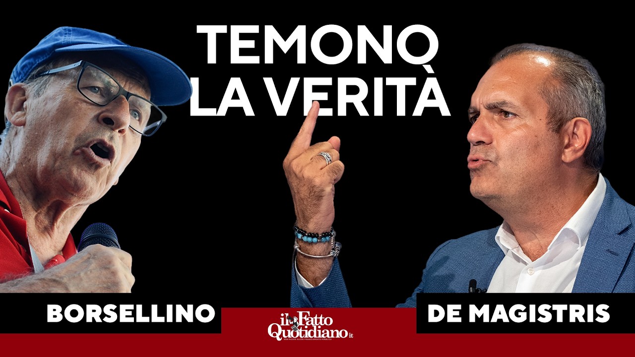 Borsellino e de Magistris: "Stanno colpendo informazione, magistrati e Costituzione"