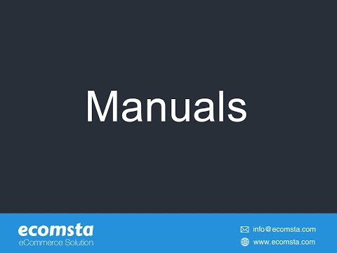 Manuals - eCommerce Script