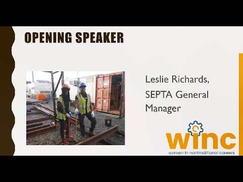 Leslie Richards, SEPTA General Manager - Opening Speaker, WINC Institute 2021