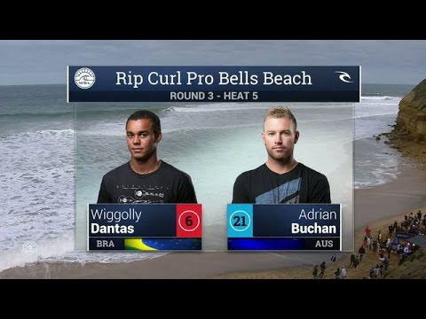 2016 Rip Curl Pro Bells Beach: Round 3, Heat 5 Video