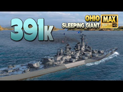Battleship Ohio: Broadside fiesta for a giantic result - World of Warships