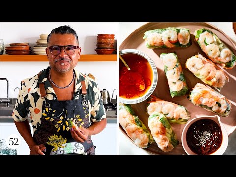 Shrimp Summer Rolls with All the Sauces | Sweet Heat with Rick Martinez