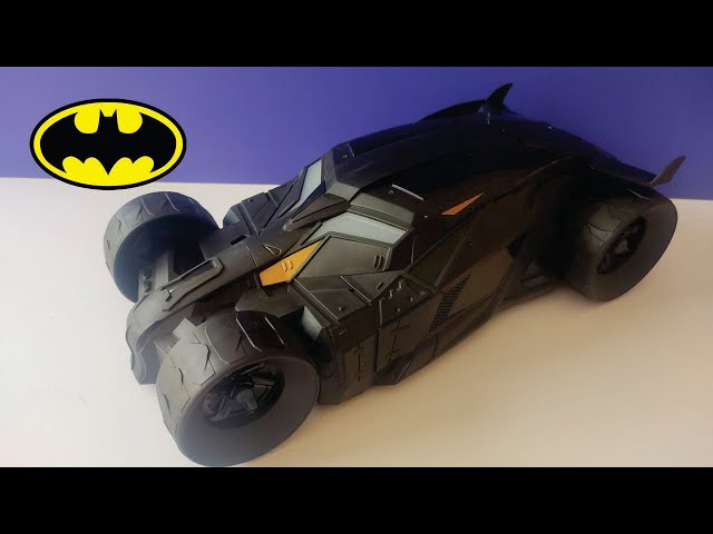 Vídeo relacionado con DC Comics, Batmobile, Coche de Juguete Batman de 12 Pulgadas, Juguetes coleccionables para niños y niñas a Partir de 4 años