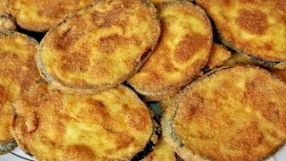 Berenjena frita - Truco para que queden crujientes