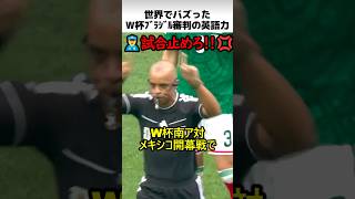 W杯ブラジル審判の英語力