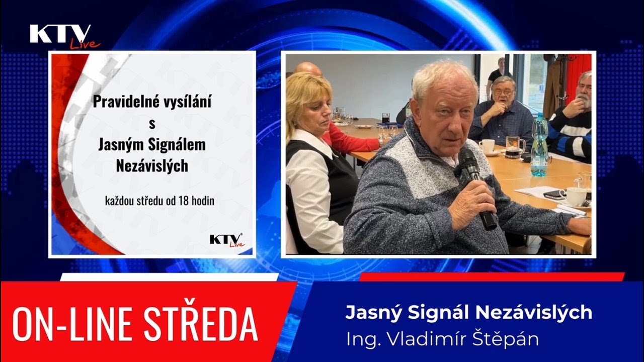 #4 On-line středa s Jasným Signálem Nezávislých 👉Španělský blackout je varováním i pro ČR - 7.5.2025