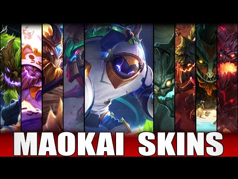 ALL MAOKAI SKINS 2022 - Including Battle Astronaut Maokai