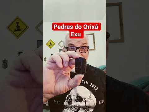 Pedras Orixá EXU  Turmalina Negra, Granada, Pirita, Hematita e Rubi  Protegem, traz Energia e Axé