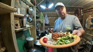 Alabama Off Grid Cabin overnight camping on the Creek part 2