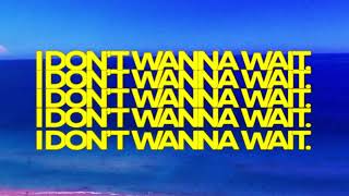 David Guetta &amp; OneRepublic - I Don&#39;t Wanna Wait (Official Lyric Video)