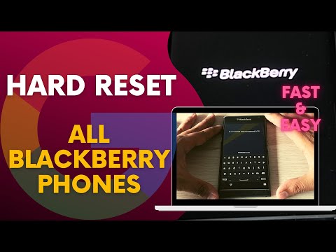 Blackberry Priv HARD RESET Forgot Password Tutorial