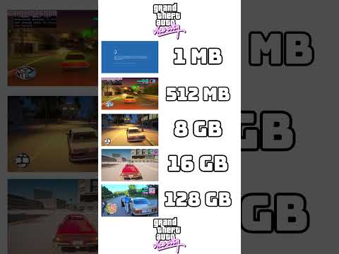 GTA VC 2GB RAM VS 4GB RAM VS 8GB VS RAM VS 16GB RAM #pcbuild #pc #pcgaming #gamingpc #gpu #graphics