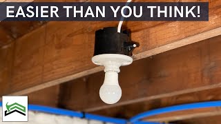 How To Add A New Light To An Existing Circuit | Basement, Attic, Or Crawlspace