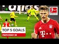 Top 5 Goals • Kimmich, Guerreiro & More | Matchday 30 - 2020/21