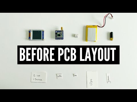 Common missing steps between the schematic and PCB layout // KiCad, PartsBox with LoRa, E-Ink, GPS