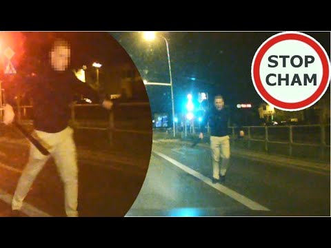 Z maczetą na kierowcę 