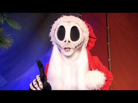Jack Skellington as Sandy Claws Meet & Greet at Mickey's Very Merry Christmas Party 2015, Disney