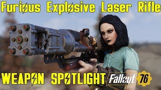 Fallout 76: Weapon Spotlights: Furious Explosive Laser Rifle