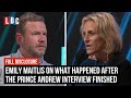 Emily Maitlis reveals what happened immediately after the Prince Andrew interview | LBC