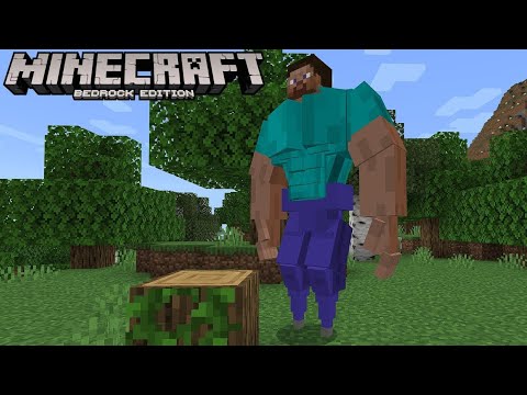 Thicc Steve Skin Model Resource Pack for Minecraft Bedrock Edition, Pocket Editions