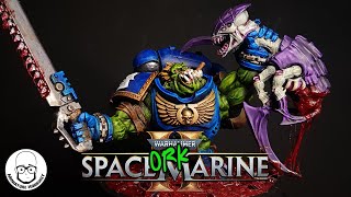 3D Kitbashing Lieutenant Orc Titus | SPACE MARINE 2 Crafting & Speedpainting Guide