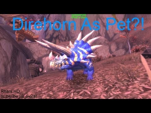 How To Tame A Direhorn On Wow