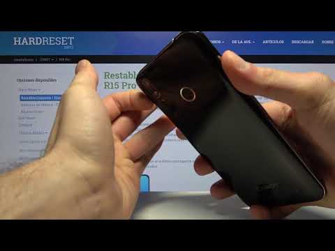 How to insert a SIM card and memory card into a CUBOT R15 Pro - insert a chip and micro SD card