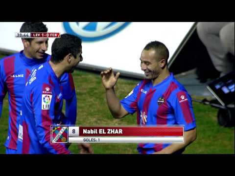 Gol de El Zhar (1-0) en el Levante UD - FC Barcelona - HD Copa del Rey