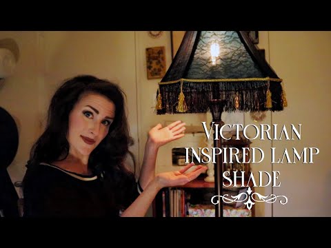 Crafting a Victorian Inspired Lamp Shade