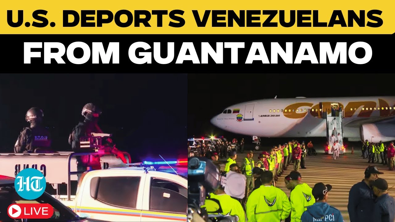 Trump's Mass Deportation LIVE: U.S. Deports 177 Venezuelans via Honduras | Guantanamo | Caracas