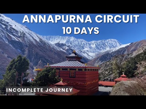 10 Days in Annapurna Circuit Nepal 🇳🇵[Raw Footage]