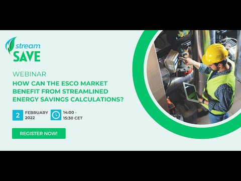 How can the ESCO market benefit from streamlined energy savings calculations?