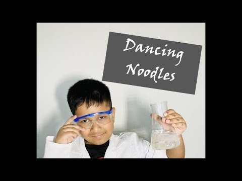 Dancing Noodles Experiment by Joydeep, Easy science experiments for kids