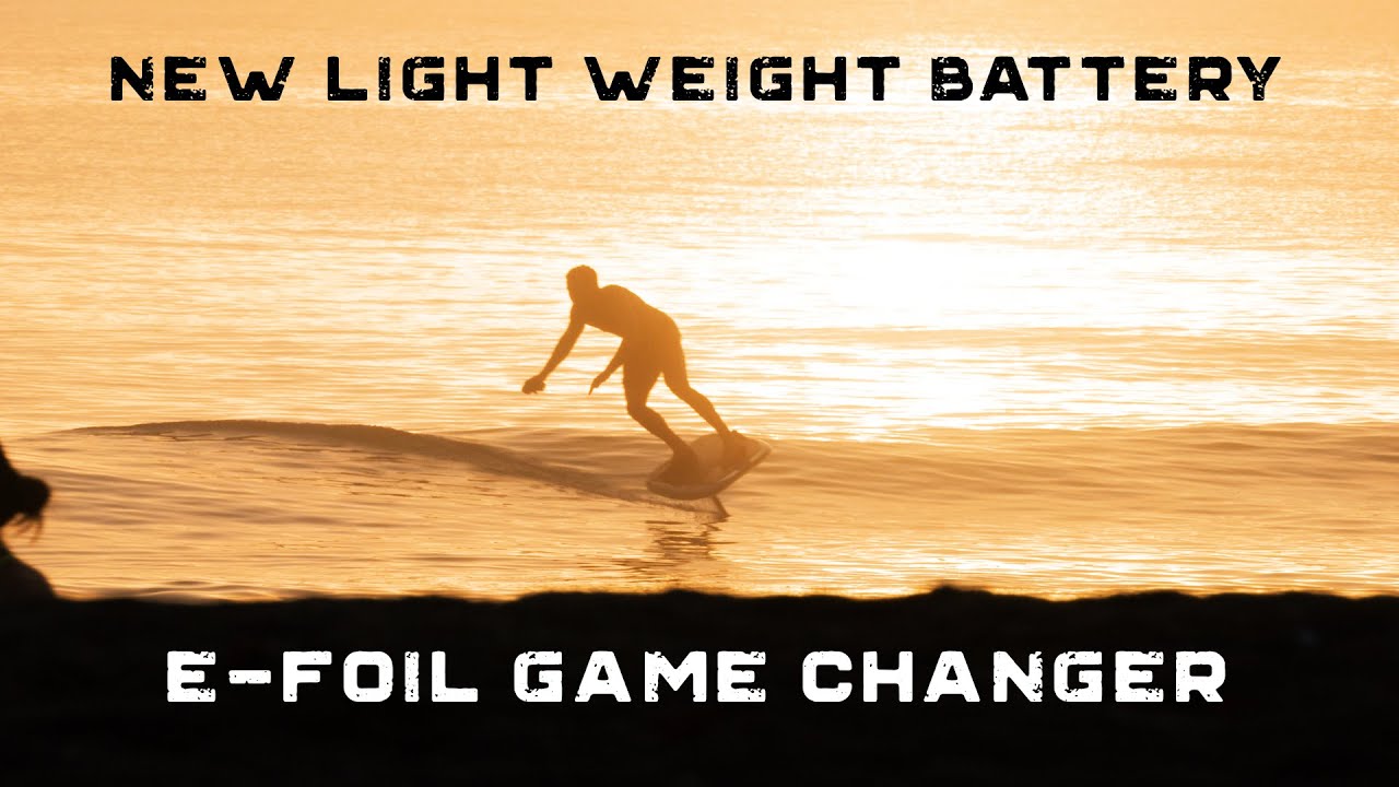 New Lift Foils light weight battery | eFoil GAME CHANGER!