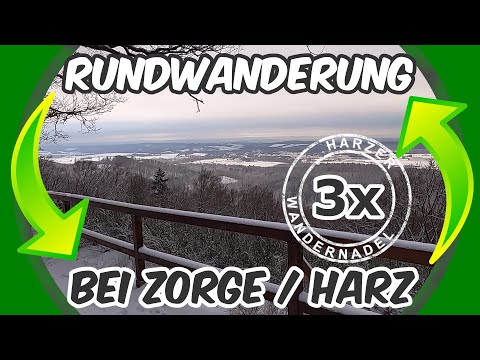 Wanderung bei Zorge/ Harz, 3 Stempel der Harzer Wandernadel, 10 km Rundwanderweg