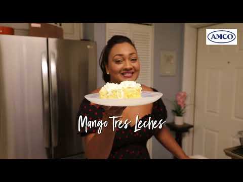 Spiced Mango Tres Leches Cake