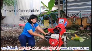 เครื่องสับย่อยวัสดุกิ่งไม้ใบไม้ เครื่องย่อยอเนกประสงค์ 085-087-1111 รุ่นS1-6210 อมรอิเล็คทริค ชลบุรี