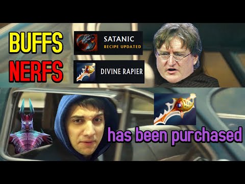 Dota 2: Arteezy - Sad time to be a Terrorblade Player | Nerfed Divine Rapier over Buffed Satanic