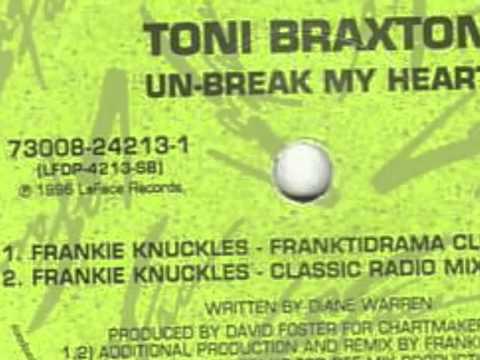 Video thumbnail for Un-Break My Heart (Frankie Knuckles Franktidrama Club Mix)