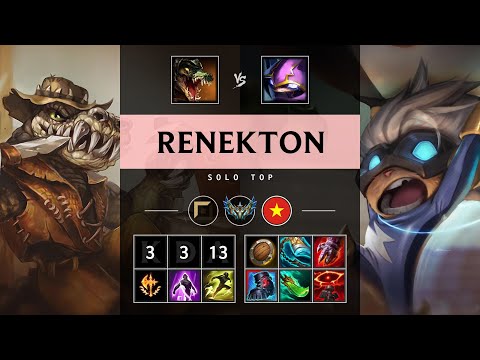 Renekton Top vs Kennen - VN Challenger Patch 25.19