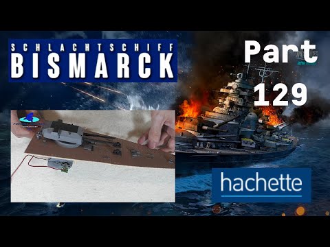 Hachette Schlachtschiff Bismarck (Metall) Part 129 - Höhenrichtgetriebe und Motor für Turm Dora!