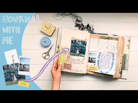 junk journal with me  process video ideas tips