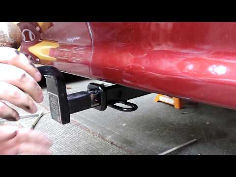 How to install trailer receiver hitch on 1st Gen Scion xB