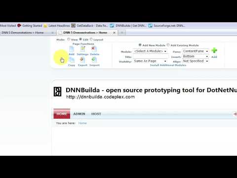 DNNBuilda Demo 3 - Using The Form Pattern