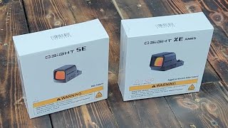 Osight SE and XE Red dot Optics