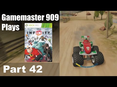 Gamemaster 909 Plays Disney Infinity: Part 42 - Cars Play Set Challenges (2/5)