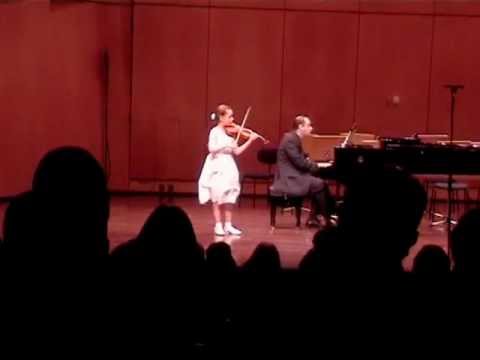 J.B. Accolay Violin Concerto in A minor - Anastasia Dhimitri ( 9 years old )