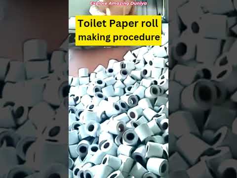 Clean safe white toilet paper roll