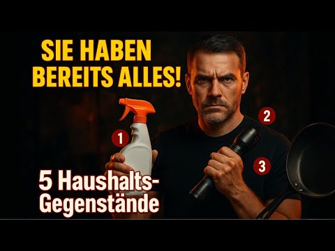 Handbuch zur Plünderer-Abwehr: 5 Haushaltsgegenstände, die zu tödlichen Waffen werden.